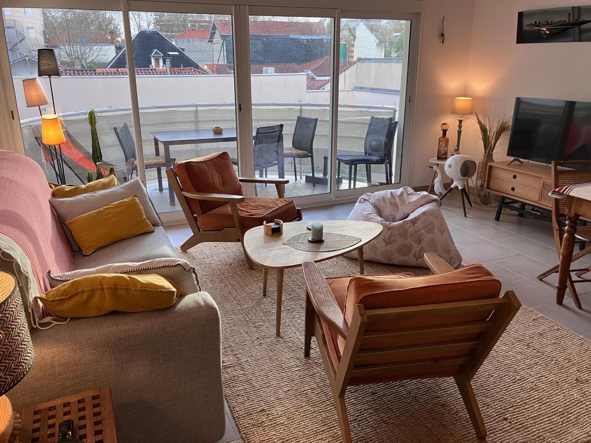 T3 En Centre D'Arcachon, 2 Min Plage, 5 Min Gare, Balcon, Parking Securise, Wifi, Menage Inclus - Fr-1-374-193 ภายนอก รูปภาพ